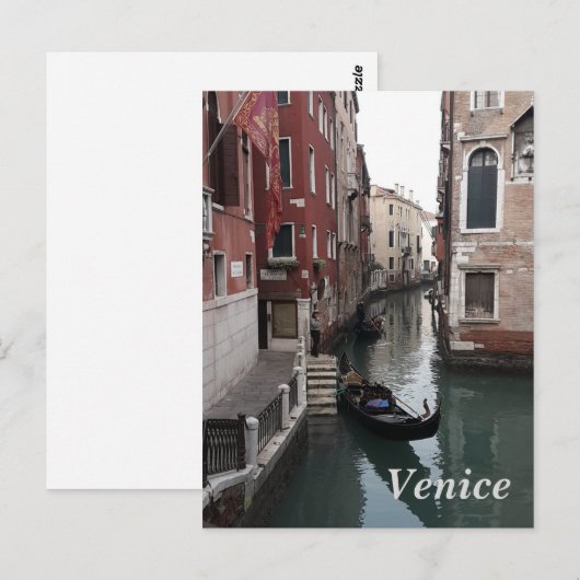 Venedig Postkarte (Vorne/Hinten)