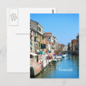 Venedig Postkarte (Vorne/Hinten)