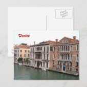 Venedig Postkarte (Vorne/Hinten)