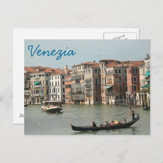 Venedig Postkarte (Vorne/Hinten)
