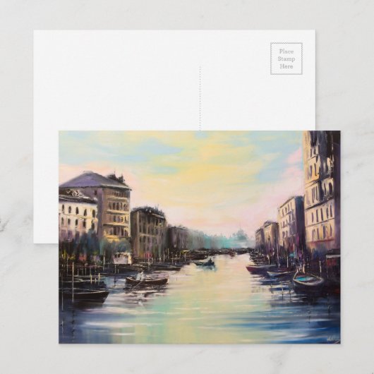 Venedig Postkarte (Vorne/Hinten)