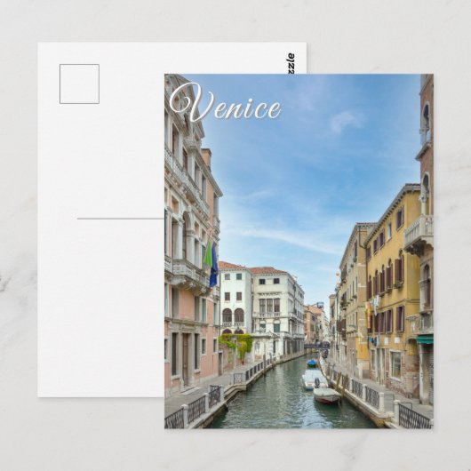 Venedig Postkarte (Vorne/Hinten)