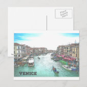 Venedig Postkarte (Vorne/Hinten)