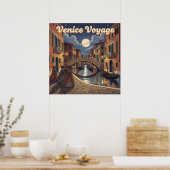 Venedig Reise Retro Poster (Küche)