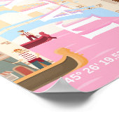 Venedig Reisen Kunst, Italien, Reisen Kunst Poster (Ecke)