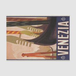 Venedig Reiseplakat Dekoupage Tissue Seidenpapier