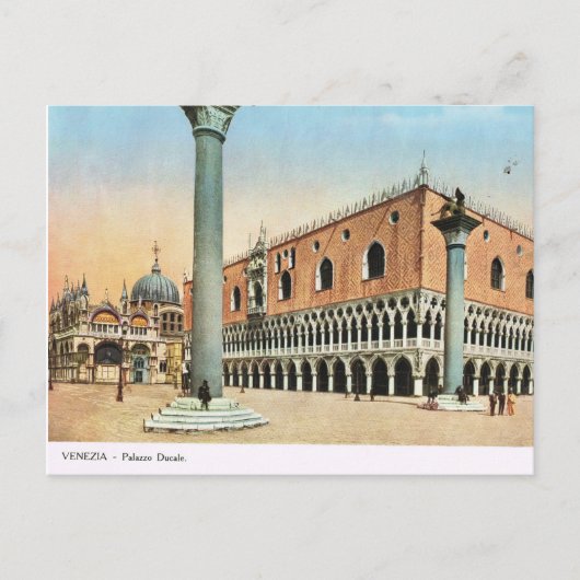 Venedig, Replik Vintage Postkarte 1910 (Vorderseite)