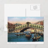 Venedig, Replik Vintage Postkarte 1910 (Vorne/Hinten)