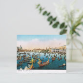 Venedig, Replik-Vintage Postkarte 1910 (Stehend Vorderseite)