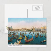 Venedig, Replik-Vintage Postkarte 1910 (Vorne/Hinten)