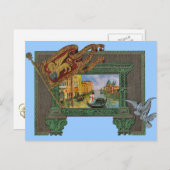 Venedig, Replik Vintage Postkarte 1910 (Vorne/Hinten)