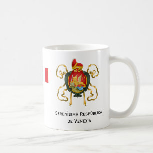 Venedig-Republik-historische Kaffee-Tasse Kaffeetasse