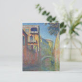 Venedig, Rio de Santa Salute von Claude Monet Postkarte (Stehend Vorderseite)