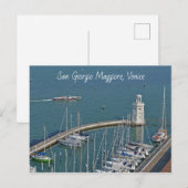 Venedig San Giorgio Postkarte (Vorne/Hinten)