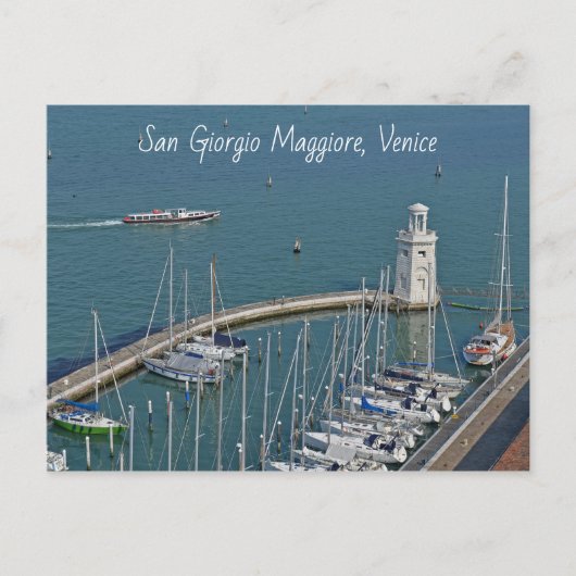 Venedig San Giorgio Postkarte (Vorderseite)