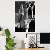 Venedig San Marco Tower & Doge Palace Poster (Heimbüro)