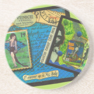 Venedig-Schloss nahe dem SeeUntersetzer Sandstein Untersetzer