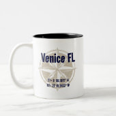 Venedig, Schöne Breitengrad in Florida Zweifarbige Tasse (Links)