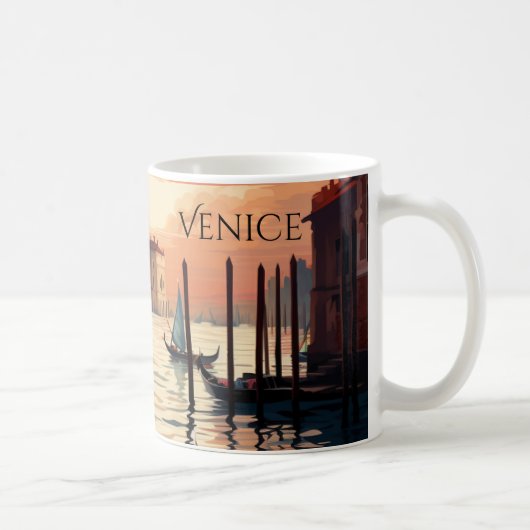 Venedig | Schöne Kanalbauarbeiten Kaffeetasse (Rechts)