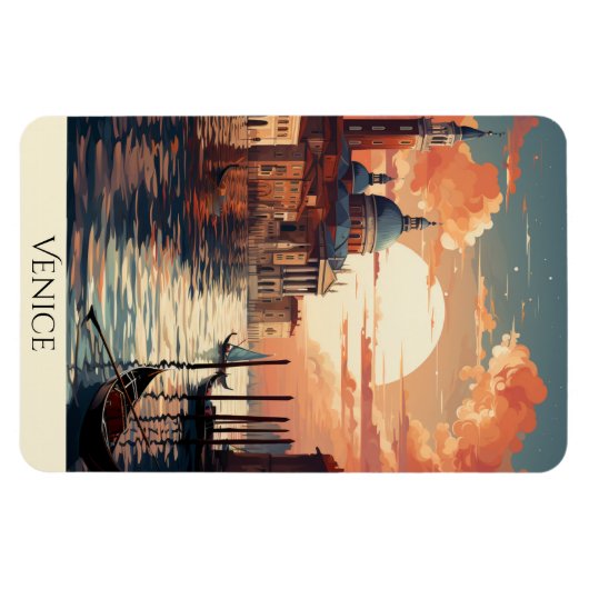 Venedig | Schöne Kanalbauarbeiten Magnet (Horizontal)