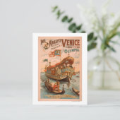 Venedig, Seebrücke bei Olympia Gondeln 3 Postkarte (Stehend Vorderseite)