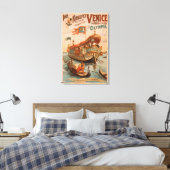 Venedig, Seebrücke bei Olympia Gondeln Leinwanddruck (Insitu (Schlafzimmer))