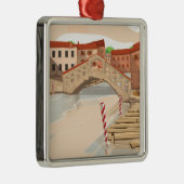 Venedig Silbernes Ornament (Rechts)