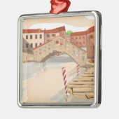 Venedig Silbernes Ornament (Links)