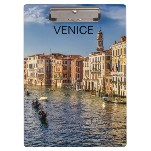 Venedig Sommer Klemmbrett (Vorderseite)
