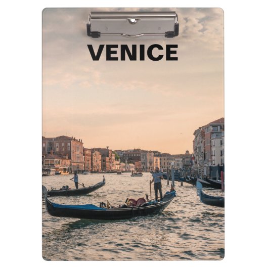 Venedig Sommer Klemmbrett (Vorderseite)