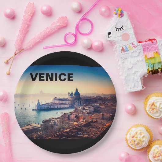 Venedig Sommer Pappteller (Party)