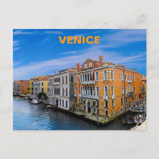 Venedig Sommer Postkarte (Vorderseite)