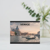 Venedig Sommer Postkarte (Stehend Vorderseite)