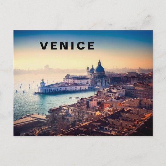 Venedig Sommer Postkarte (Vorderseite)