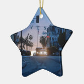 Venedig-Sonnenuntergang Keramik Ornament (Links)