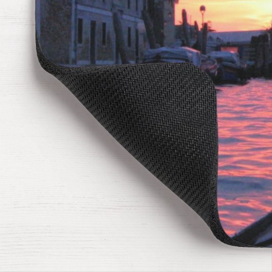 Venedig-Sonnenuntergang Mousepad (Ecke)