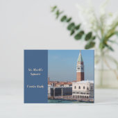 Venedig, St. Markusplatz-Fotografie, Grand Canal Postkarte (Stehend Vorderseite)
