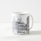 Venedig. Stadt auf dem Wasser Kaffeetasse (VorderseiteRechts)