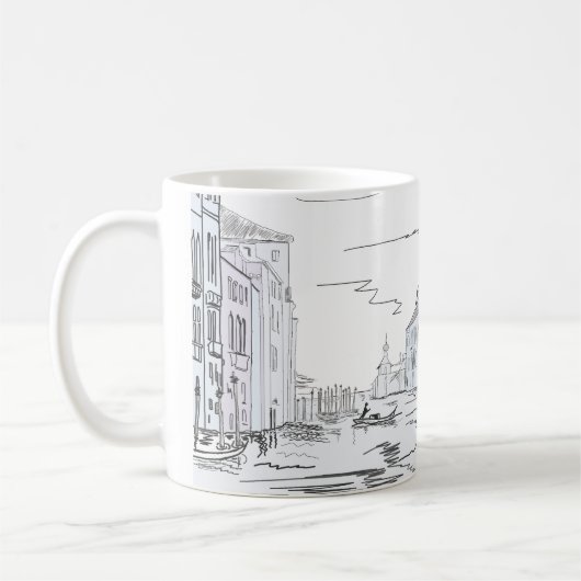 Venedig. Stadt auf dem Wasser Kaffeetasse (Links)