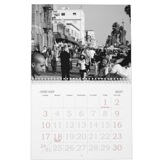 Venedig-Strand-Kalender 2010 Kalender (Jan 2027)