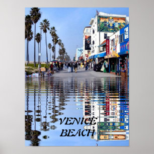Venedig Strand Poster