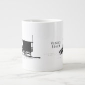 Venedig-Strand-Spezialitäten-Tasse Jumbo-Tasse (Vorderseite)