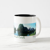 Venedig-Strand-Tasse Zweifarbige Tasse (VorderseiteRechts)