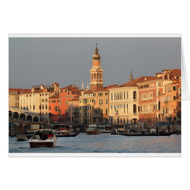 Venedig Sunset at Rialtro Bridge (Vorderseite (Horizontal))