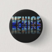 Venedig-Text mit Reflektion Button (Vorderseite)