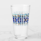Venedig-Text mit Reflektion Glas (Rückseite)