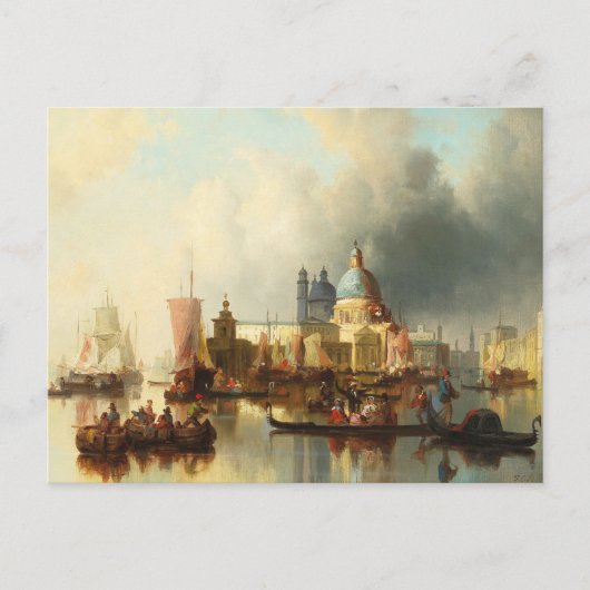 Venedig - Trubel Postkarte (Vorderseite)