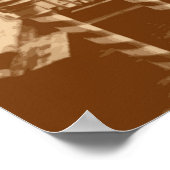 Venedig und Grand Canal in Taupe Poster (Ecke)