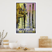 Venedig und Lido Poster (Küche)