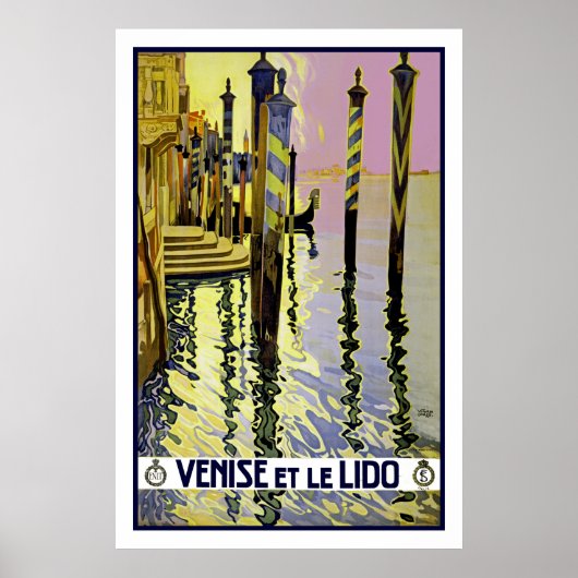 Venedig und Lido Poster (Vorne)